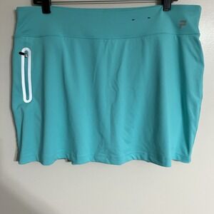 Women's Fila Sport Tennis Skort Turquoise Teal Size XL